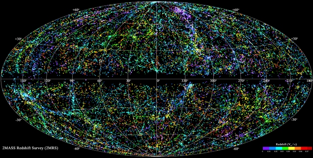 Alam semesta - peta 43,000 galaksi...!